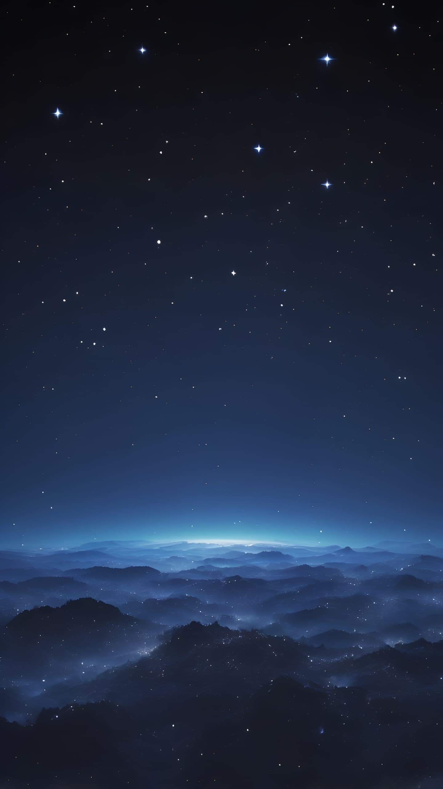 Night atmosphere background for Pesan AI hero section